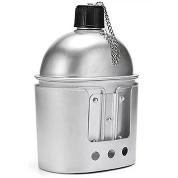 Camping Hiking Outdoor Military Kettle Pot Kit